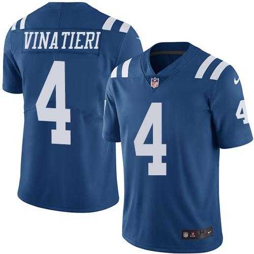 Nike Men & Women & Youth Colts 4 Adam Vinatieri Royal Blue Color Rush Limited Jersey,We sell and wholesale Nike Men & Women & Youth Colts 4 Adam Vinatieri Royal Blue Color Rush Limited Jersey on line form chian!